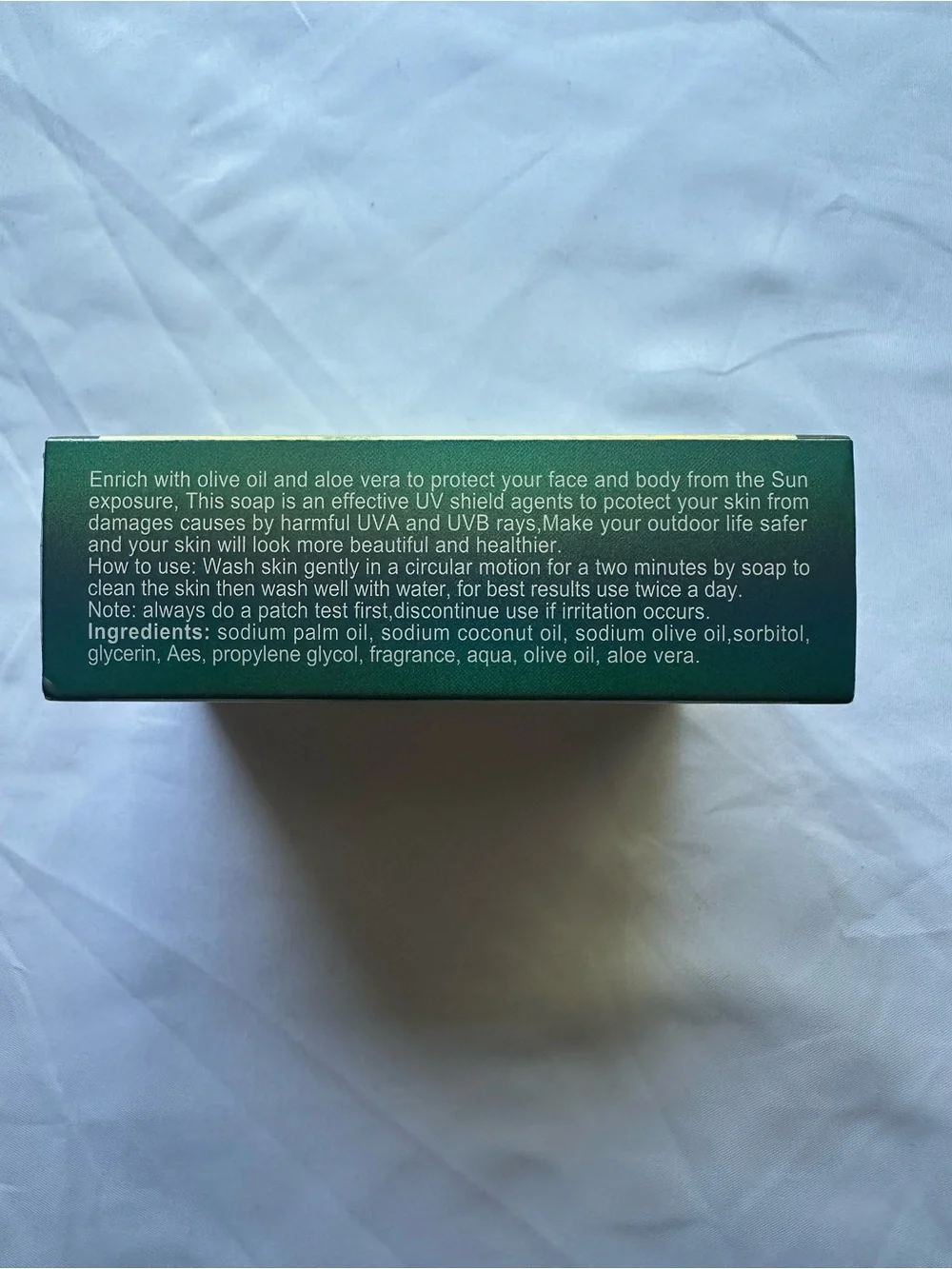 Simply Bella Pure Olive Oil & Aloe Vera Soap Bar 100g NIB